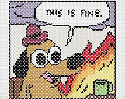 Reference image used for 'This Is Fine' meme